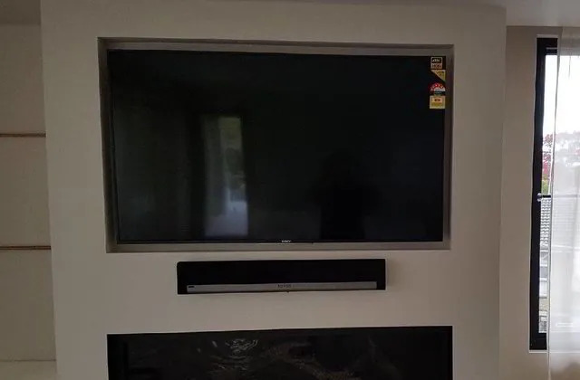 TV antenna installation